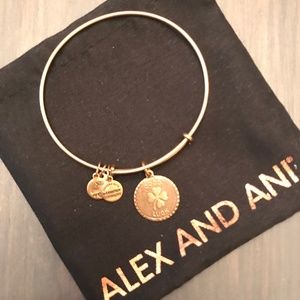 Alex & Ani Good Luck Gold Bracelet